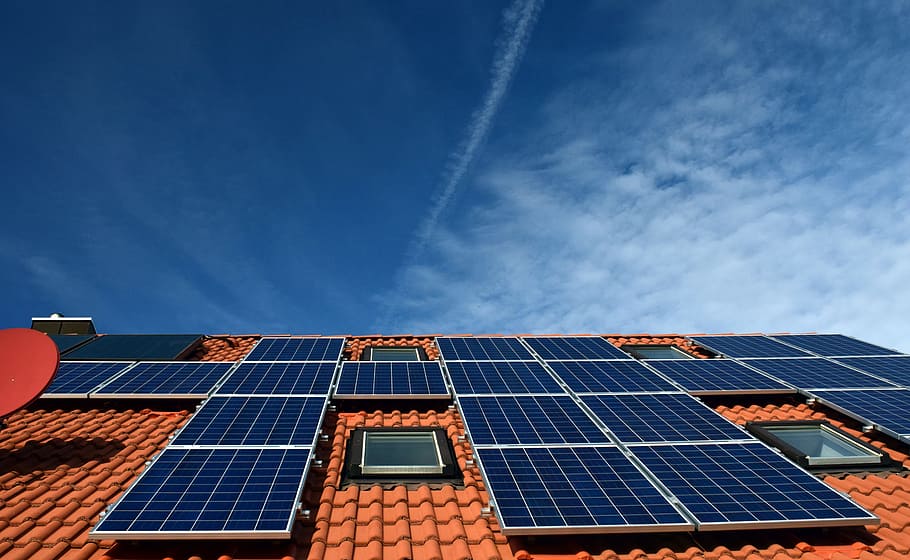 Solar panels installation